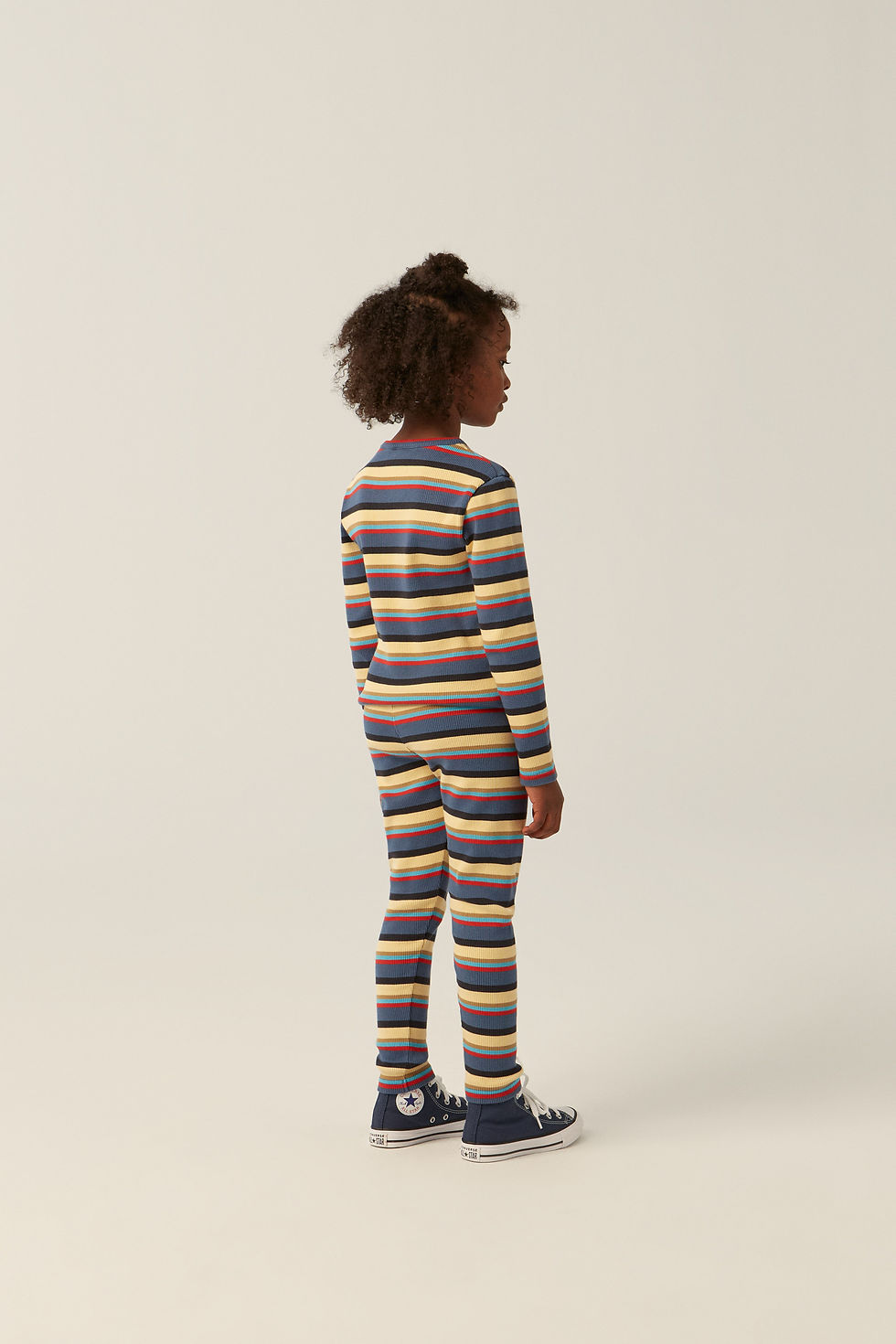 Thumbnail: Stripes Leggings, Multicolor - The Campamento