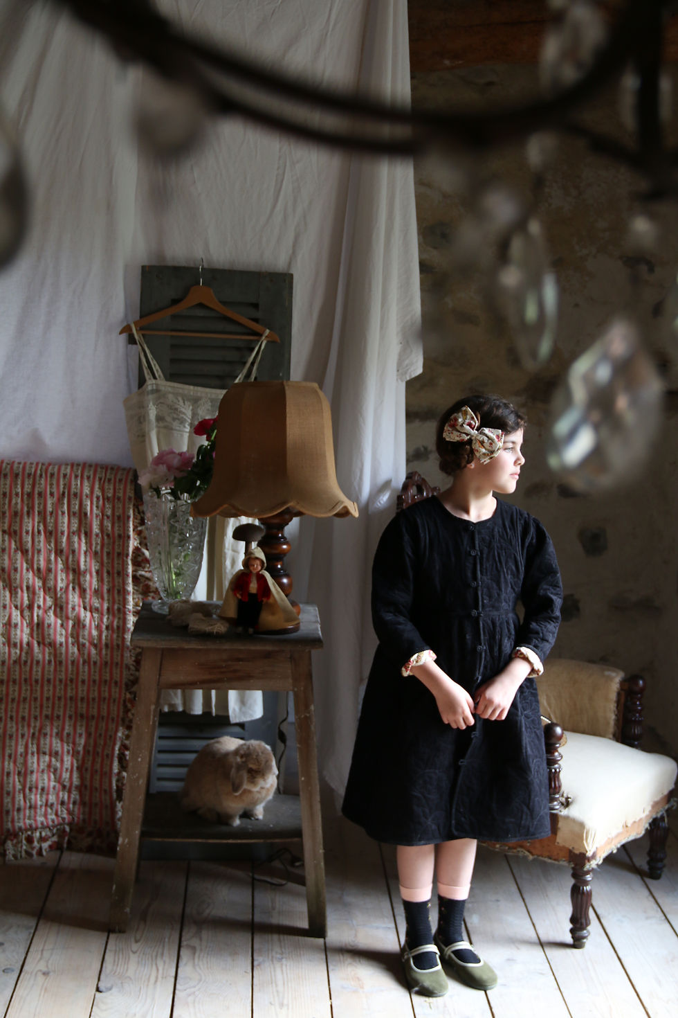 Thumbnail: Reversible Dress Coat, Aline Print  - Bonjour Diary