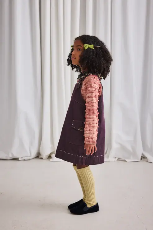 Thumbnail: Popcorn Sweater, Prairie Rose - Misha&Puff