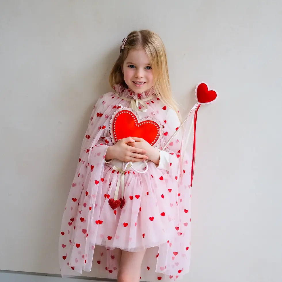 Thumbnail: Scalloped Heart Bag - Mimi & Lula