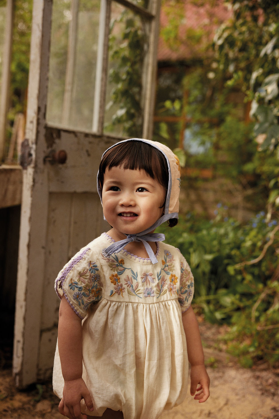 Thumbnail: Baby Stevie Bubble, Cream - Apolina kids