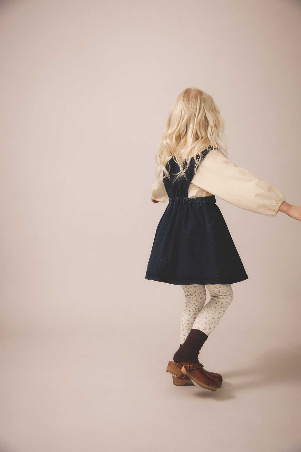 Thumbnail: Tippi Pinafore, Eco Wash - Soor Ploom