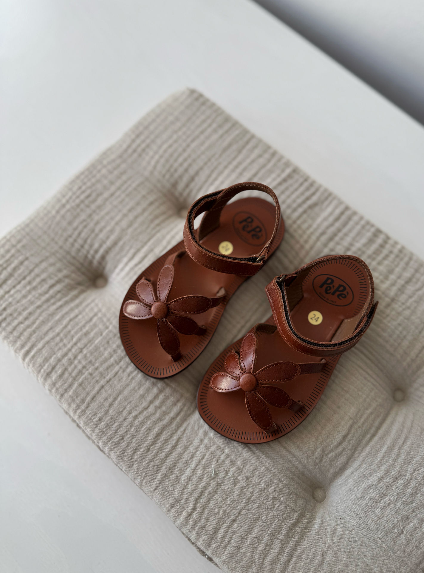 Flower Sandals, Cacao - Pèpè