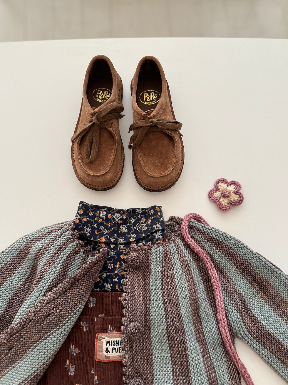 Thumbnail: Circus Cardigan, Mink - Misha&Puff