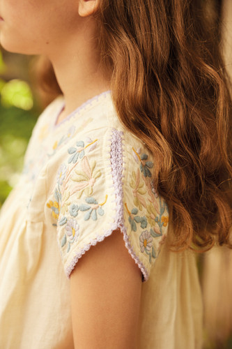 Stevie Blouse, Cream - Apolina kids | Hello1234