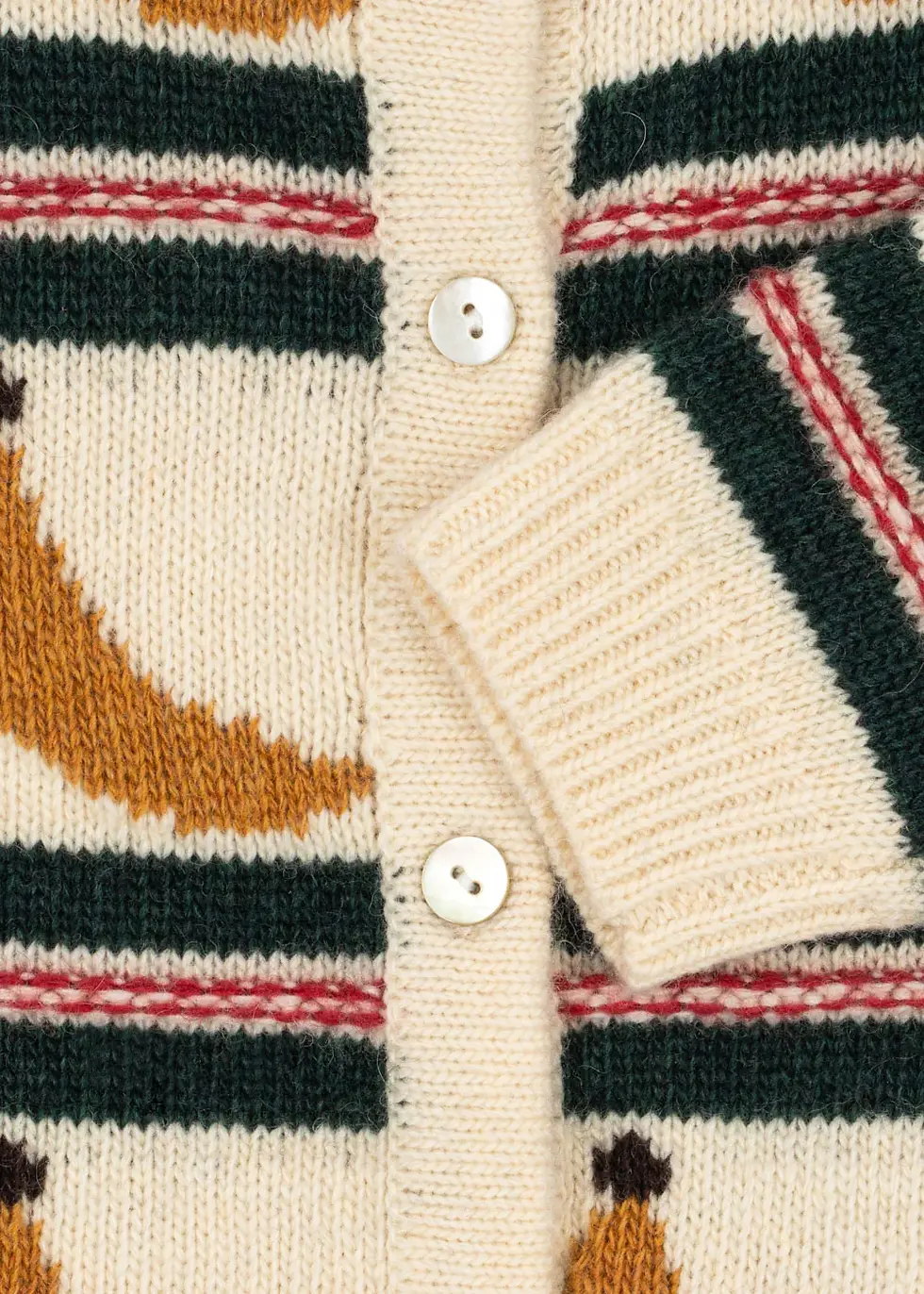Thumbnail: Billi Knit Cardigan, Banana - Konges Sløjd