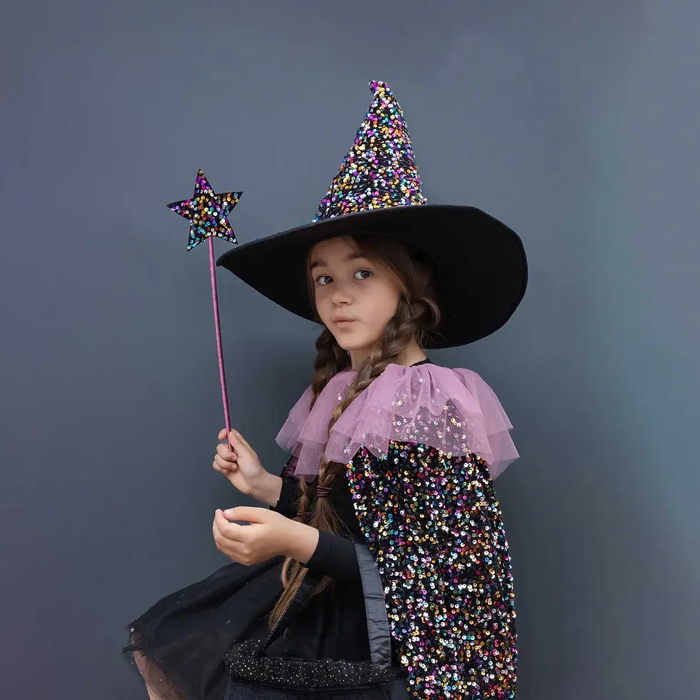 Thumbnail: Ruffle Dazzle Sequin Cape - Mimi & Lula
