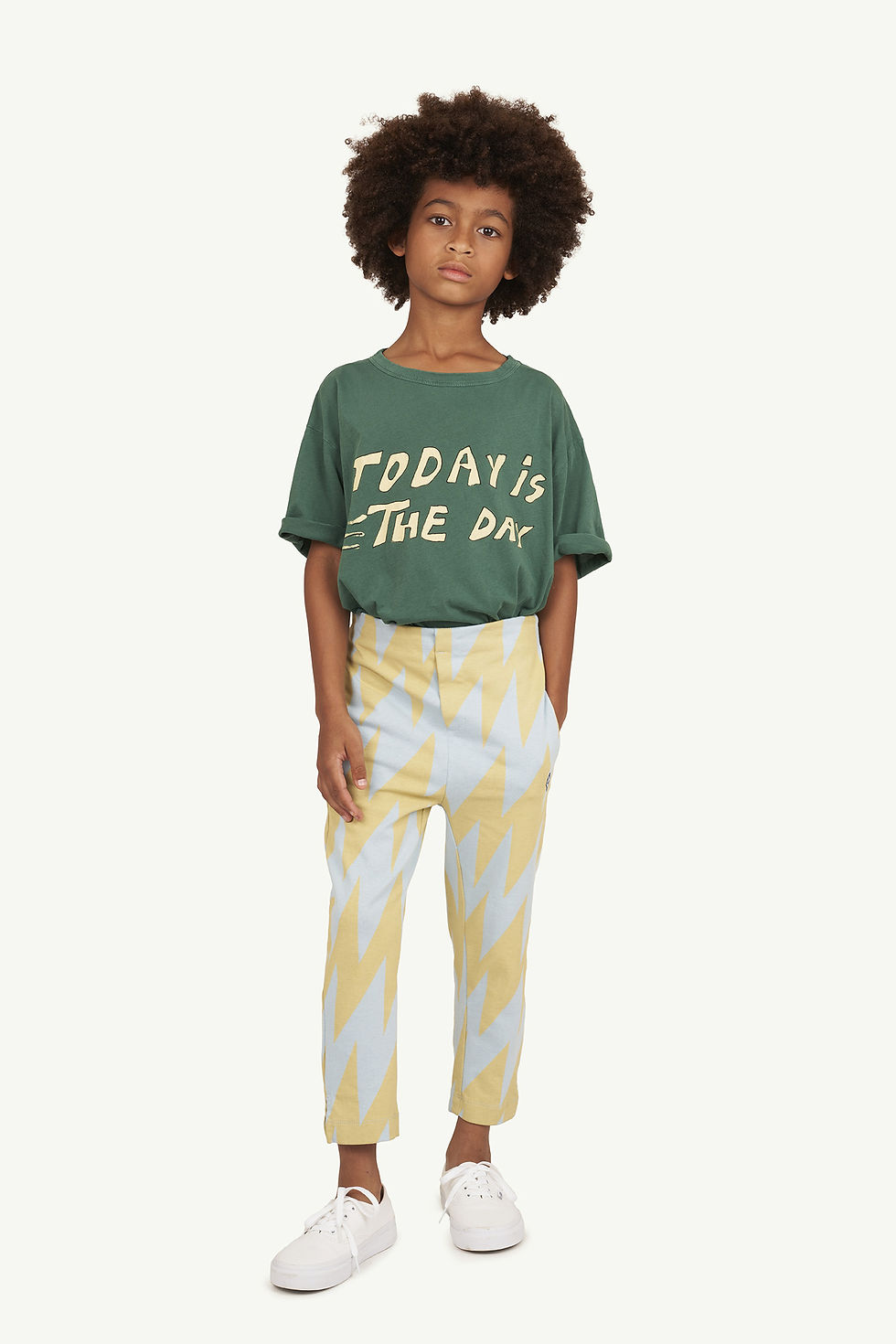 Thumbnail: Camaleon Kids Pants, Blue - TAO