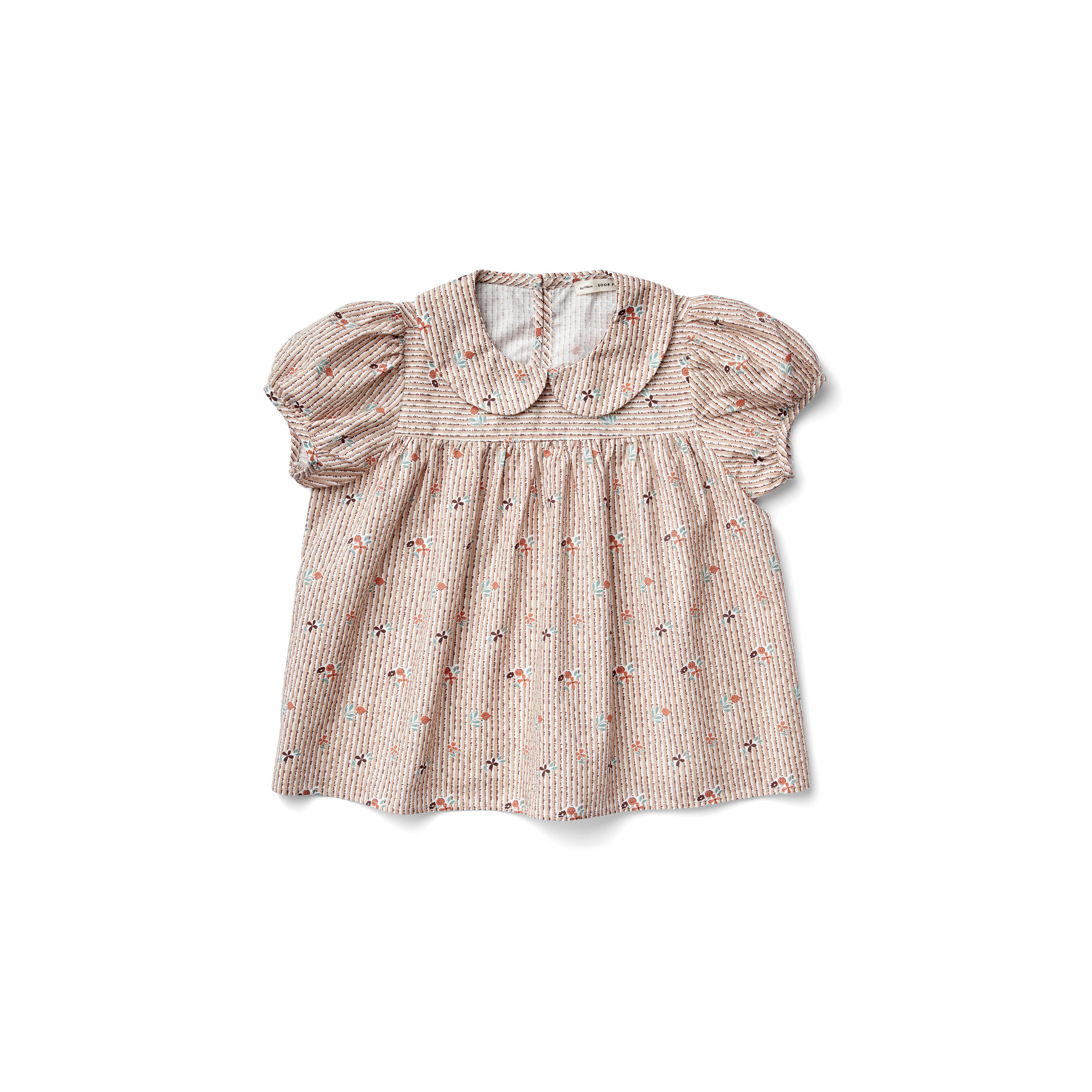 Nellie Blouse, Flower Ribbon Print - Soor Ploom