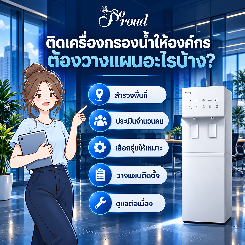 เครื่องกรองน้ำสำหรับองค์กร วางแผนสำรวจและติดตั้งอย่างไรให้เหมาะกับการใช้งาน?