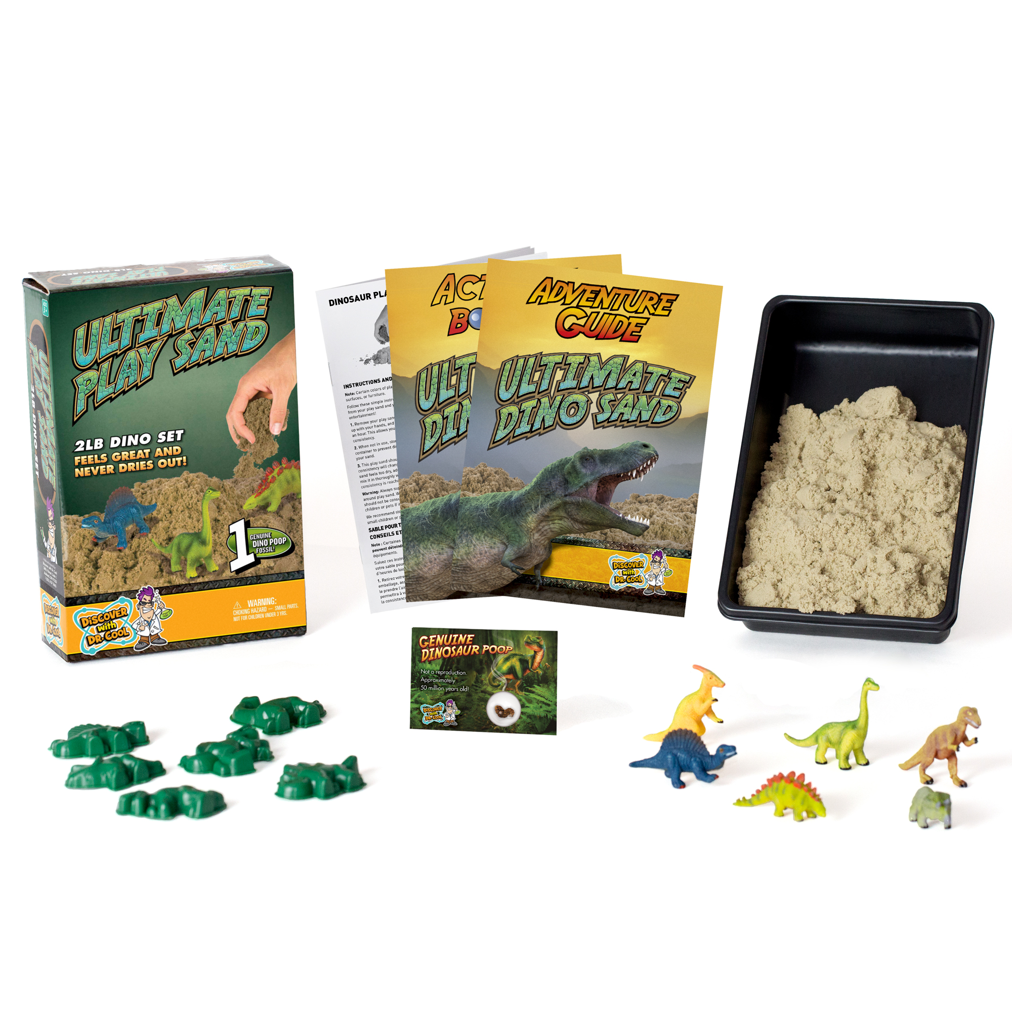 kinetic sand dinosaur molds