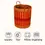 Thumbnail: Scarlet Stripes Water Hyacinth Basket