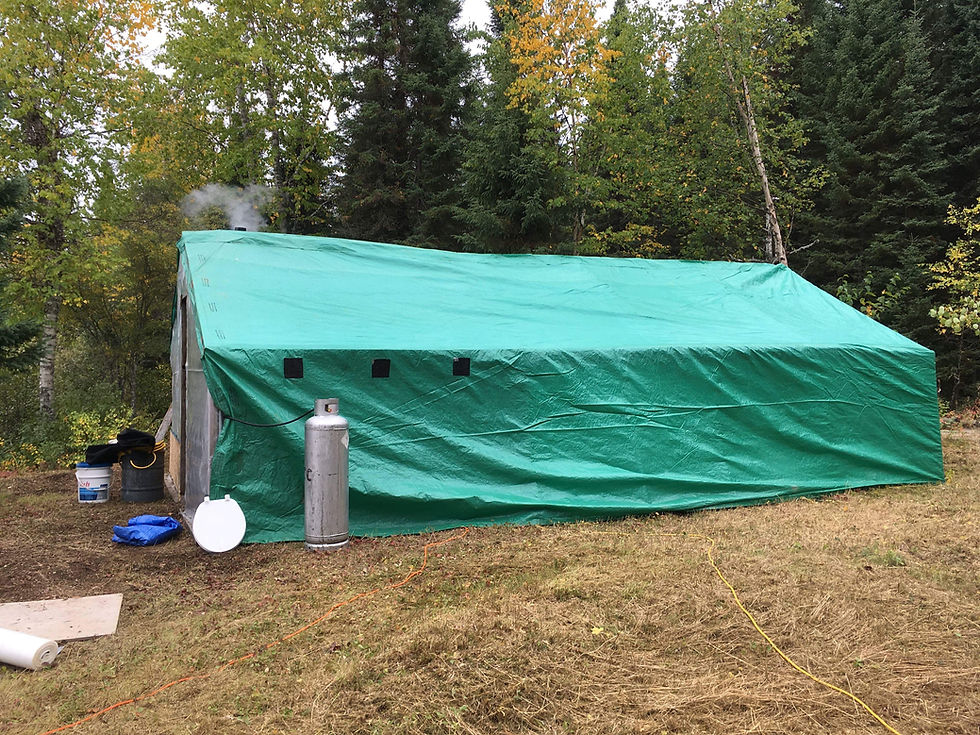 Tent Outposts Wesley's Fly-In Outposts | Accommodations | Fishing & Moose Hunting