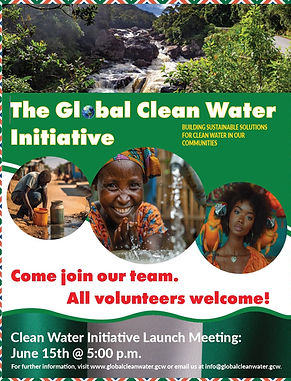Global Clean Water Initiative Flyer (Iteration)
