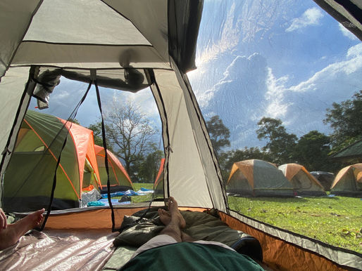 Sea of mist at Phanoen Thung campsite, Kaeng Krachan National Park, Thailand