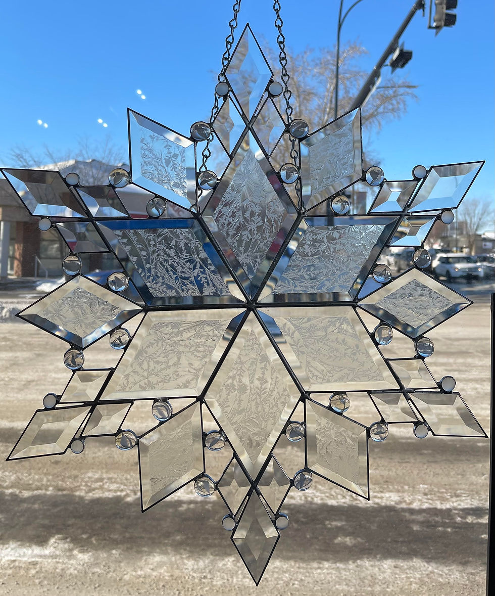 Frosted XL Snowflake