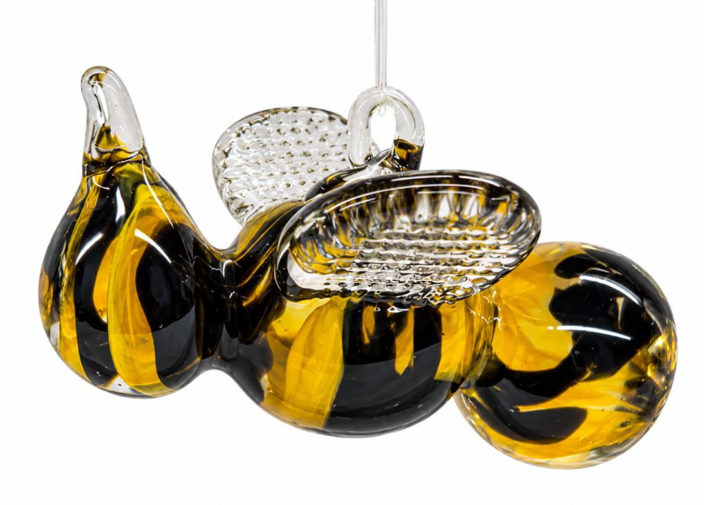 Hanging Blownglass Bubble Bee