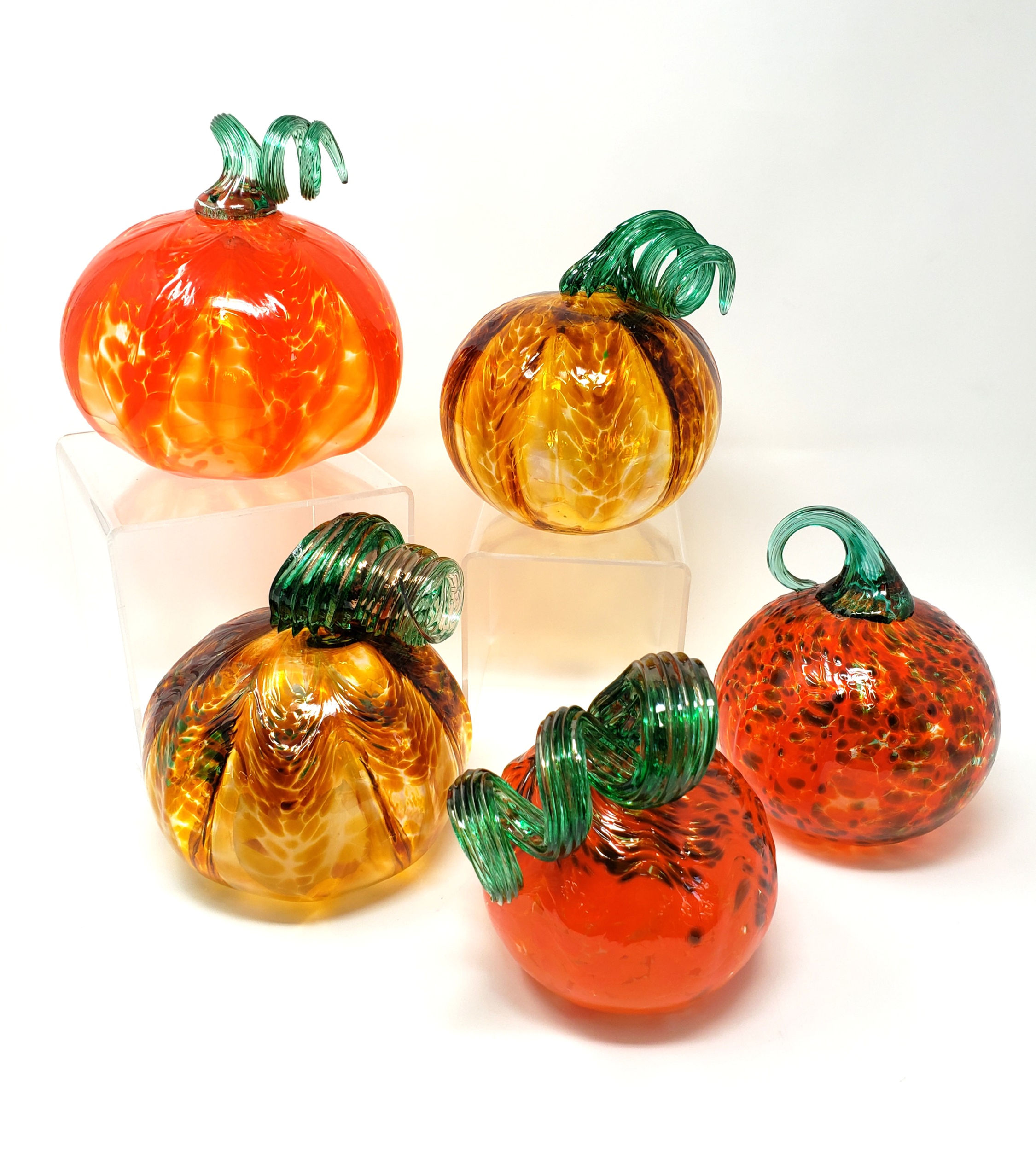 Blown Glass Pumpkins