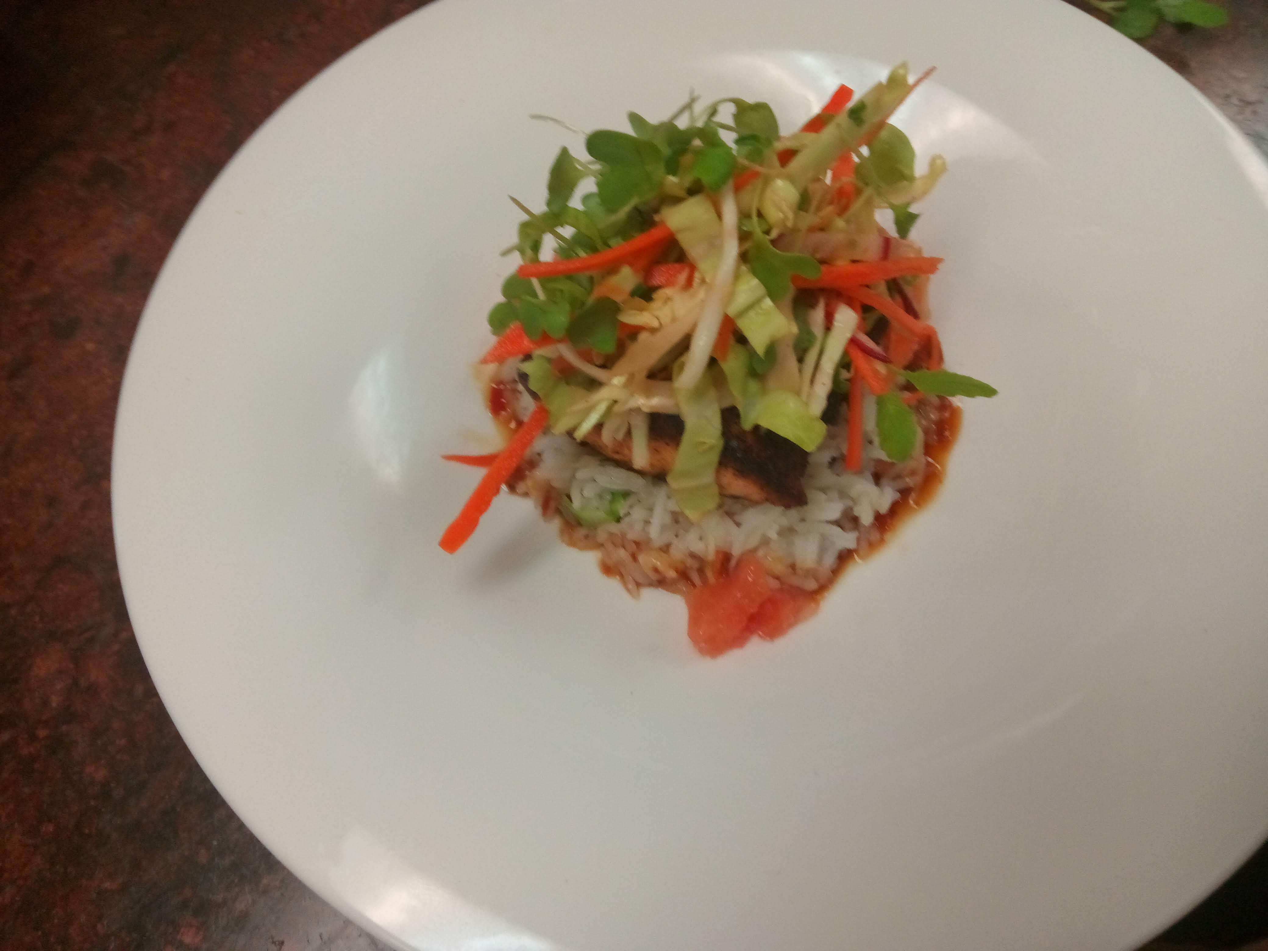 Salmon bowl