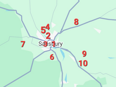 MY TEN TOP PLACES TO TRAIN AROUND SALISBURY