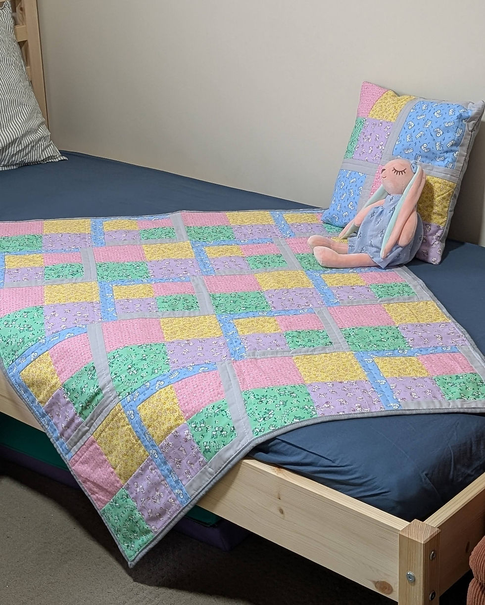 Thumbnail: Hopscotch Baby Quilt | Baby Quilt Pattern PDF Pattern
