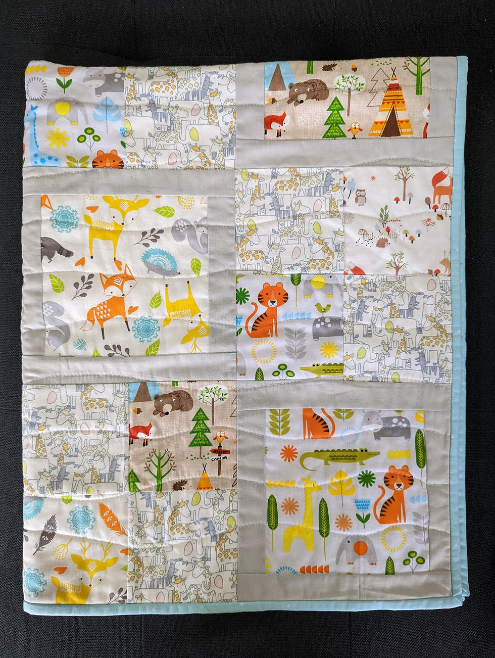 Thumbnail: Woodland Friends Baby Quilt
