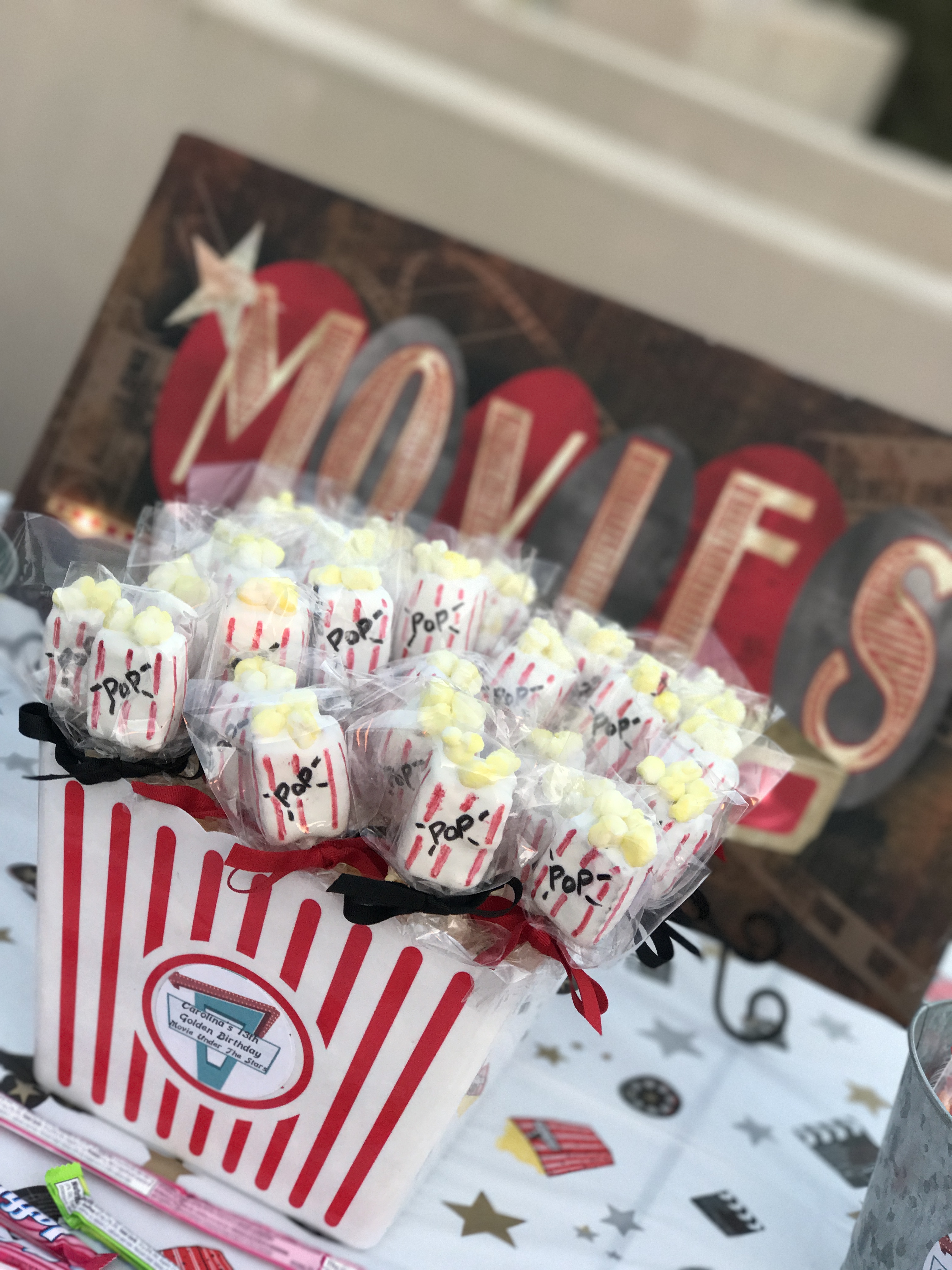 Popcorn Bag Cakepops