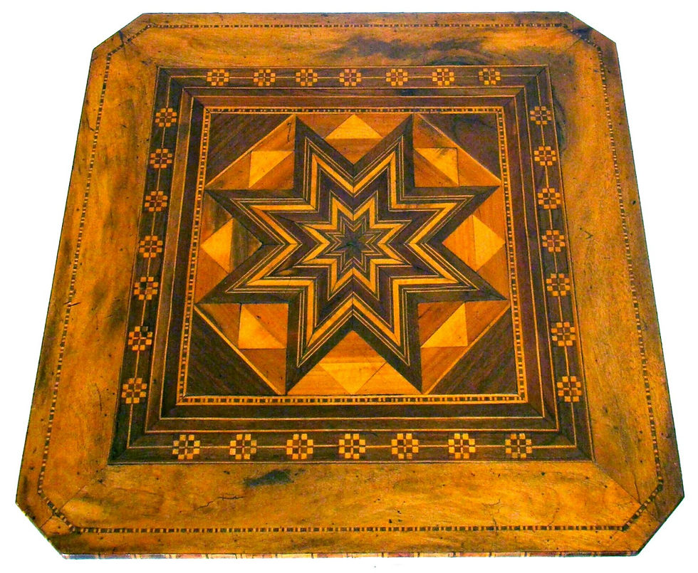 Thumbnail: A Stunning 19th Century Signed Sorrento Parquetry Occasional Table, Italy