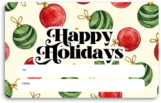 Thumbnail: Vibrant Christmas 1-10 (Landscape) Gift Tags