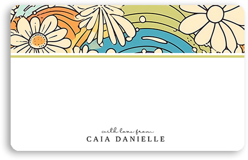 Thumbnail: Retro Groove (Landscape) Generic Gift Tags