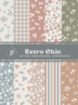 Retro Chic (Portrait) Generic Gift Tags