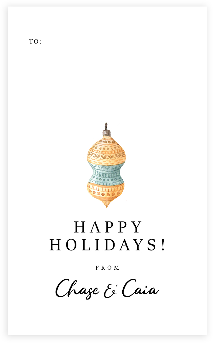 Thumbnail: Minimalist Nordic Christmas Gift Tags (Designs 11-20)