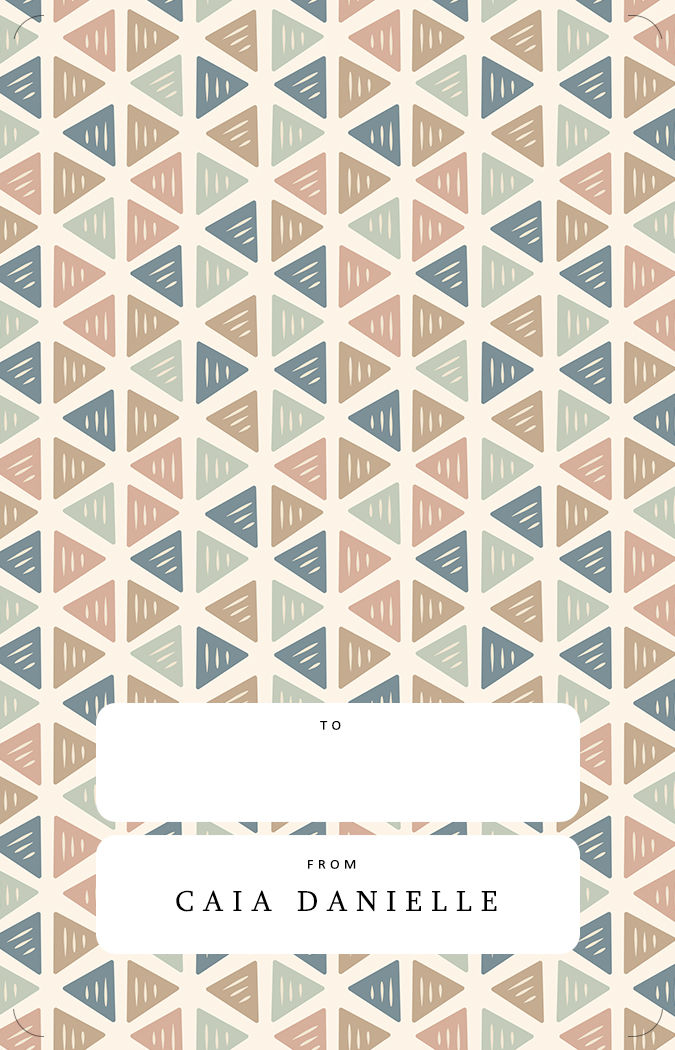 Thumbnail: Boho Pastels (Portrait) Generic Gift Tags