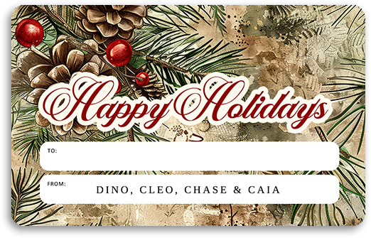 Thumbnail: Vintage Christmas 1-10 (Landscape) Gift Tags