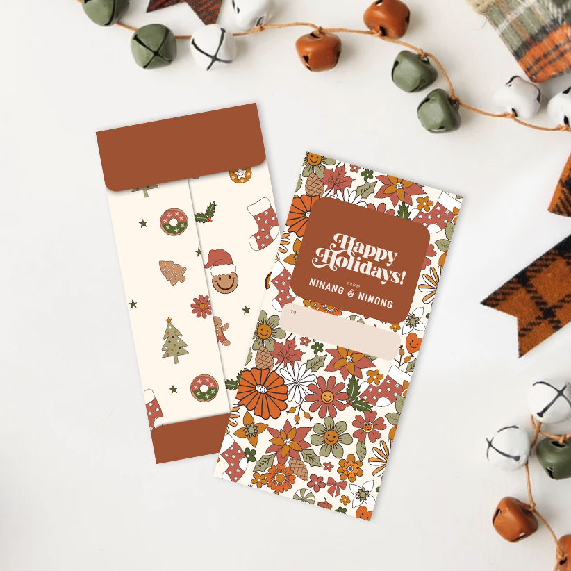 Thumbnail: Happy Hippie Christmas Money Envelopes