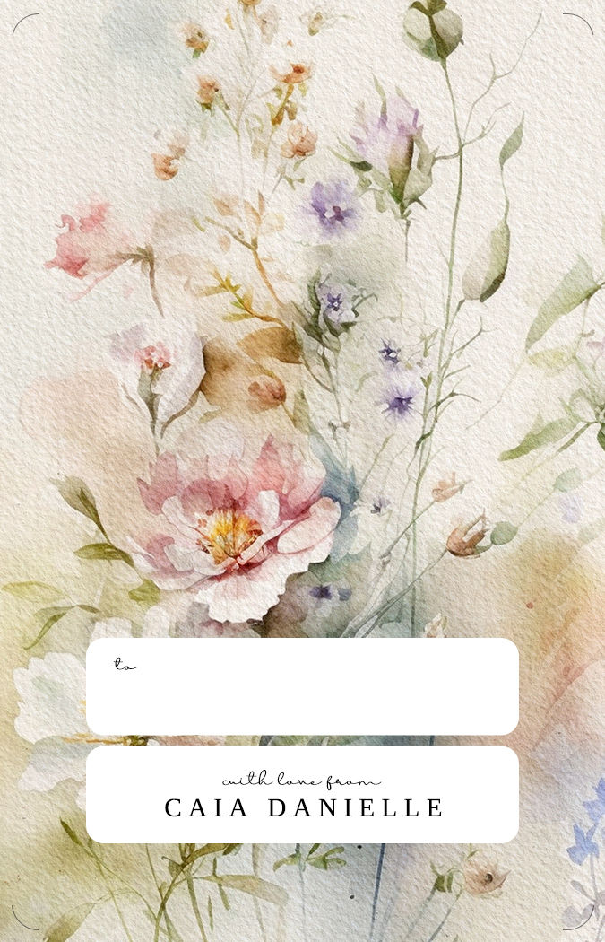 Thumbnail: Floral Daydream Generic Gift Tags