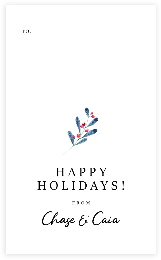 Thumbnail: Minimalist Nordic Christmas Gift Tags (Designs 21-30)