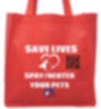 Thumbnail: Red Non-Woven Grocery Bag
