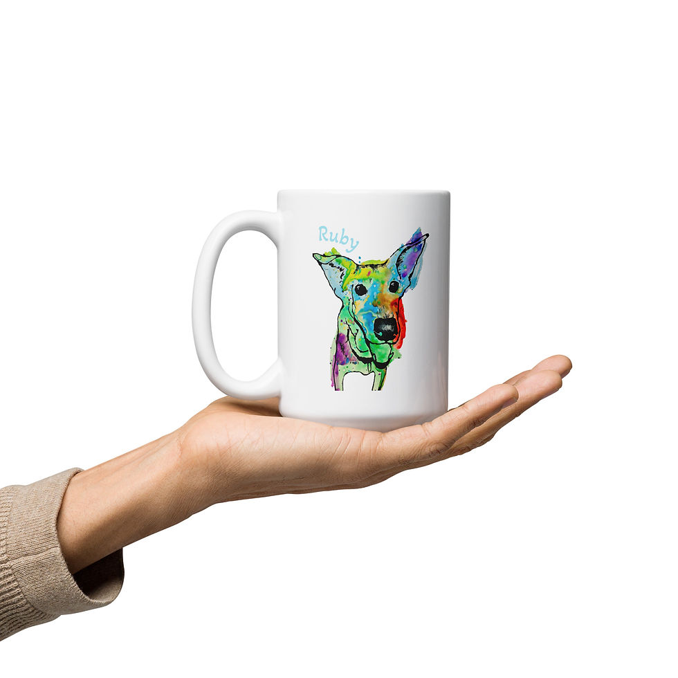 Thumbnail: Pet Portrait & Coffee Mug Combo (15oz)
