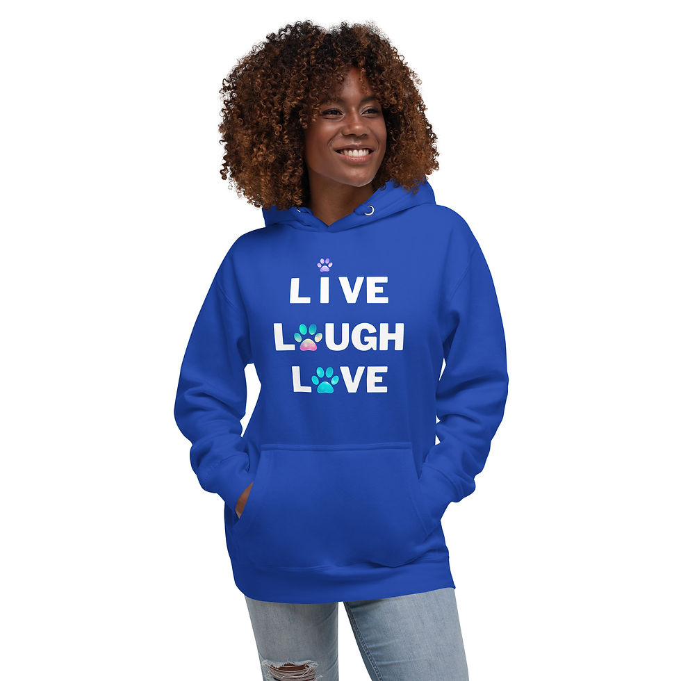 Thumbnail: Live Laugh Love Unisex Hoodie