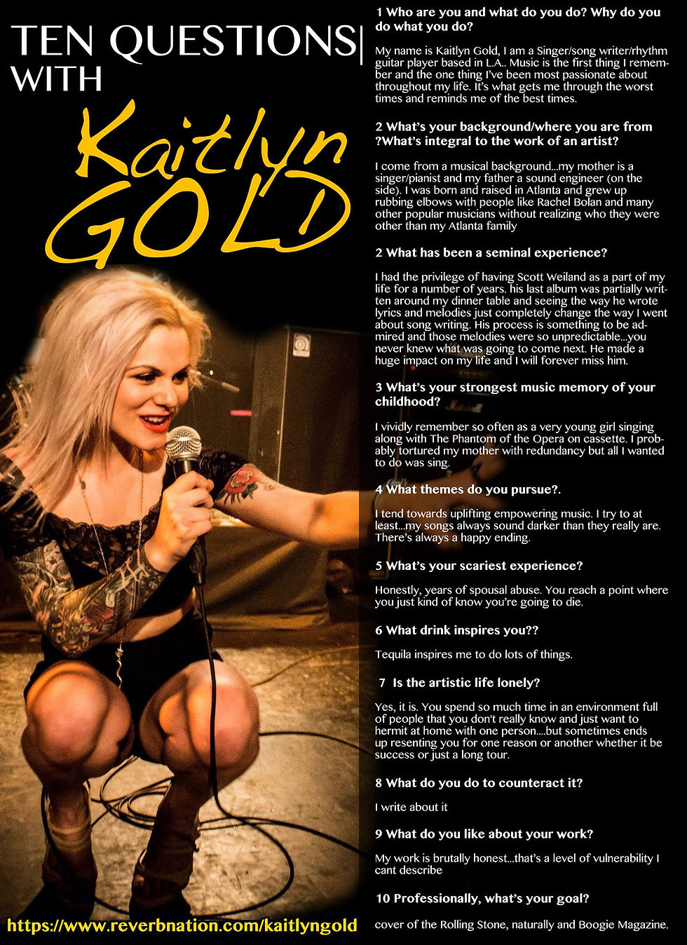Boogie Magazine feature