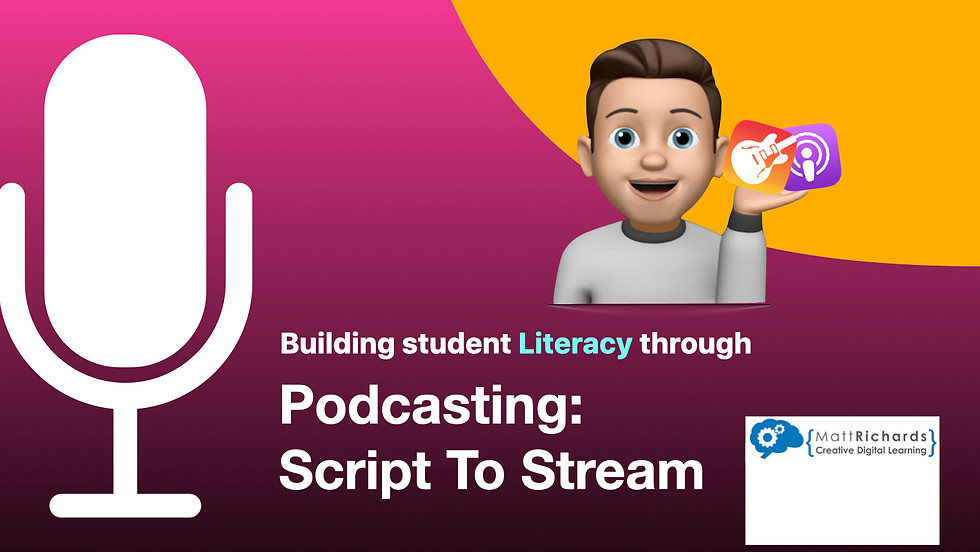 Build Literacy through PODCASTING: from script to stream