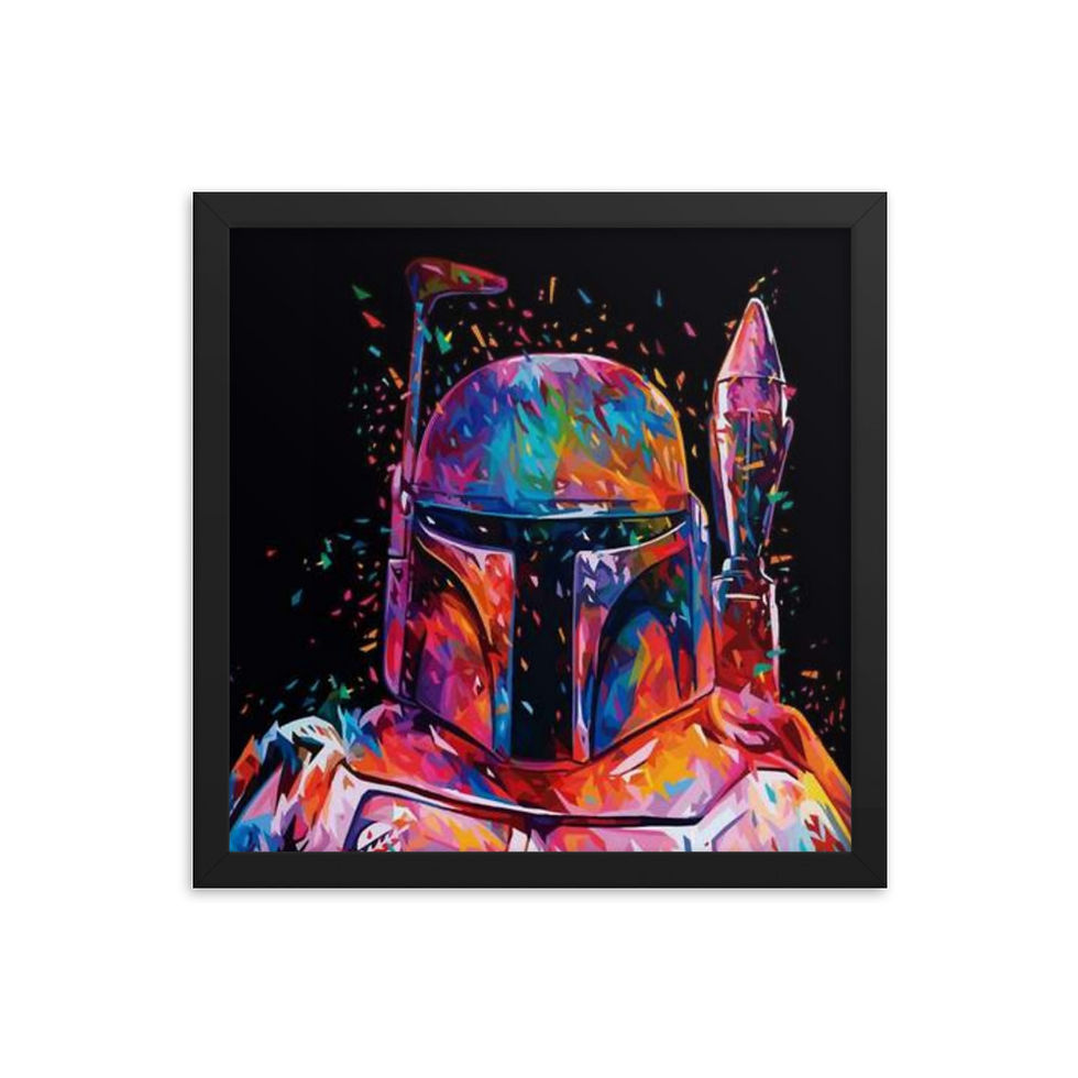Thumbnail: Framed strom trooper 