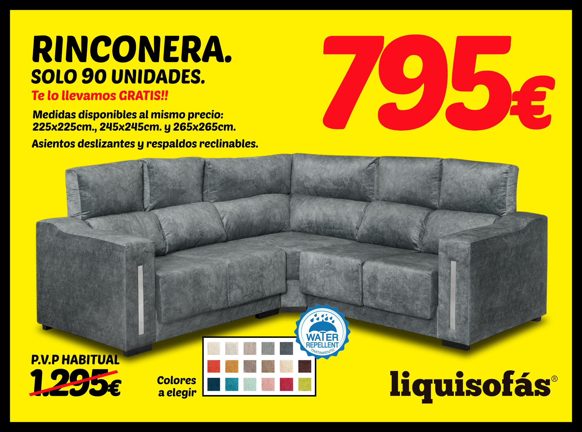 LIQUISOFÁS. Sofás baratos en Málaga. Sofás en Málaga.