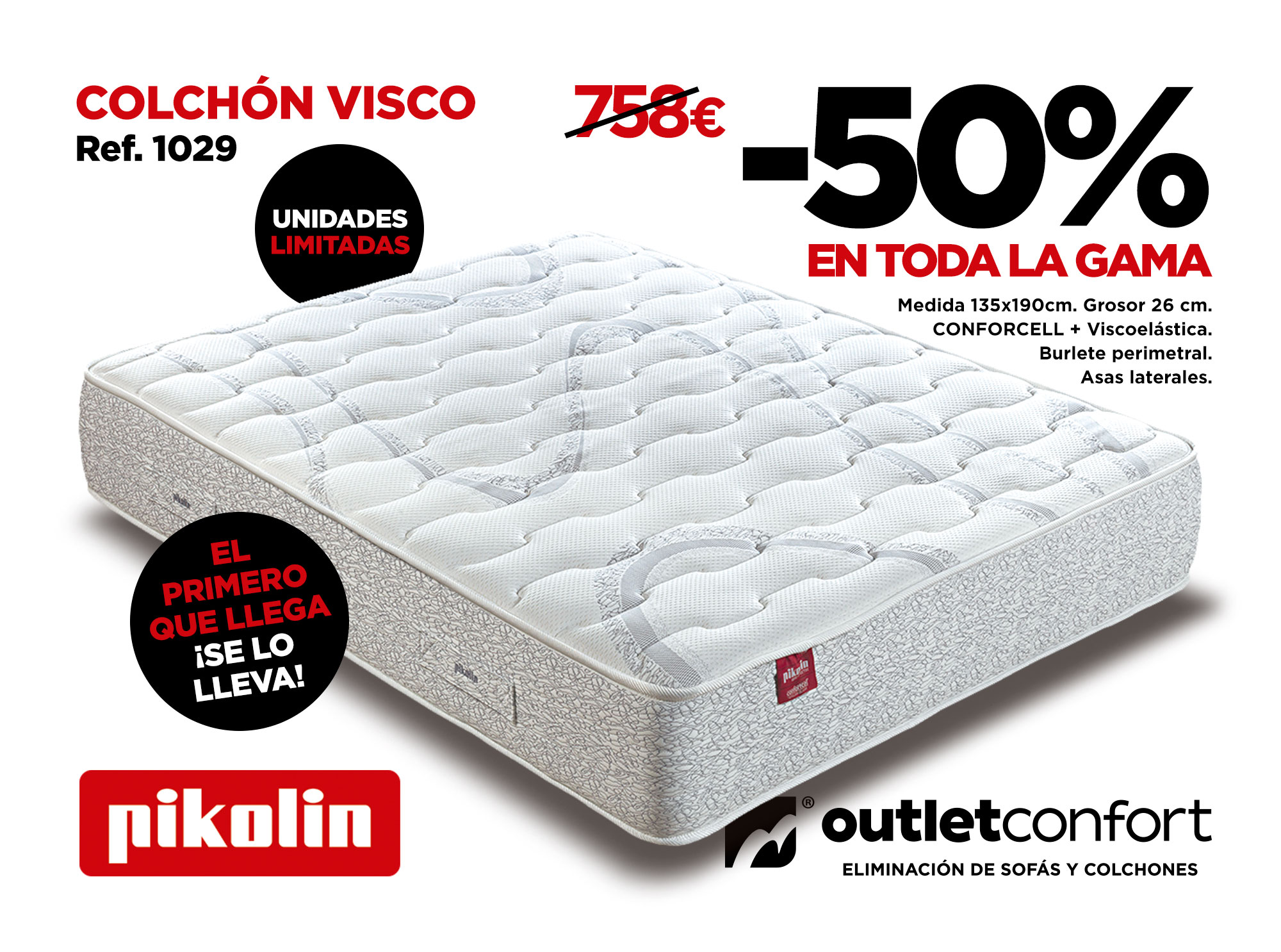 OUTLETCONFORT Algeciras. Sofás y colchones en Algeciras baratos.