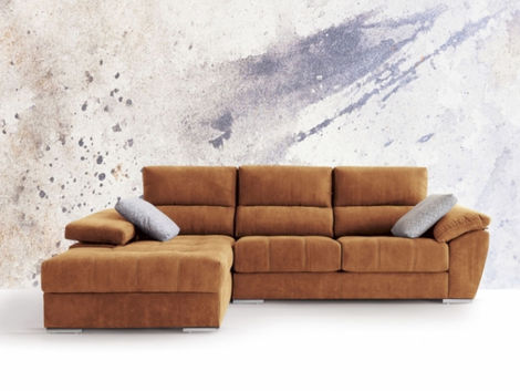 CHAISELONGUE COMIC DIVANI STAR DE FIBRA ALTA RESISTENCIA Y COJINES DESLIZANTES