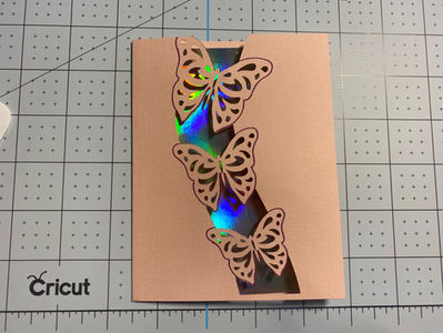 Easy Cricut Butterfly Encouragement Card for Joy and other Cricut Machines