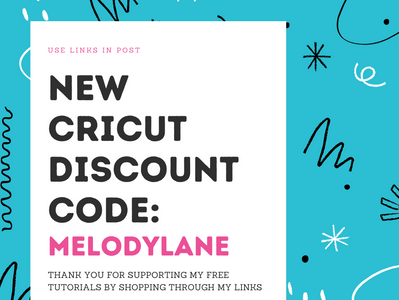 New Cricut Discount Code!