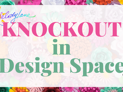 Knockout in Cricut Design Space
