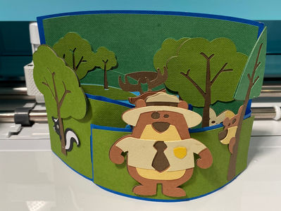 Cricut Camping Critters Bendy Card